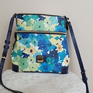 Dooney & Bourke ,floral, leather shoulder Bag
